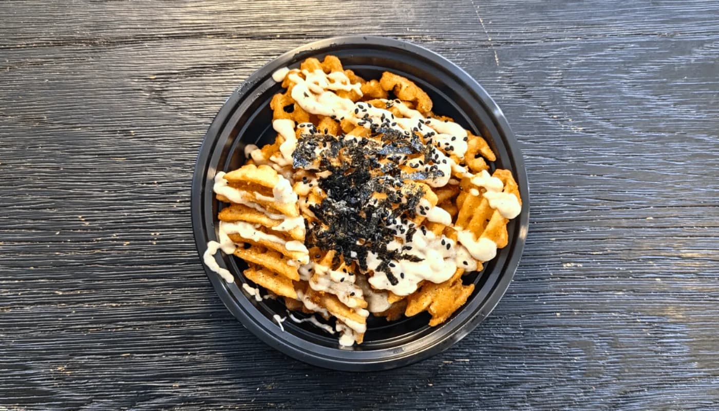 Garlic Aioli Waffle Fries
